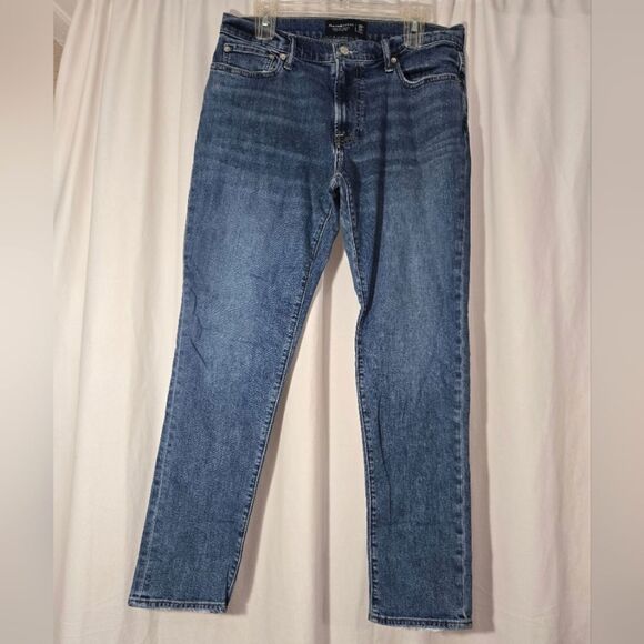 Abercrombie & Fitch signature stretch athletic skinny jeans 33x32 - Picture 5 of 11